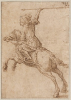 A+ 096
          <br/>
          Oosters soldaat te paard
          <br/>
          <em>Orsi, Lelio (1511-1587)</em>